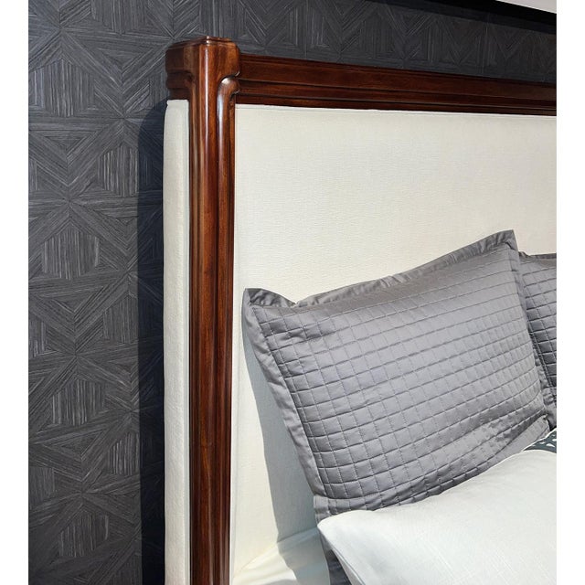 Art Deco Upholstered Bed - Us King For Sale - Image 4 of 5