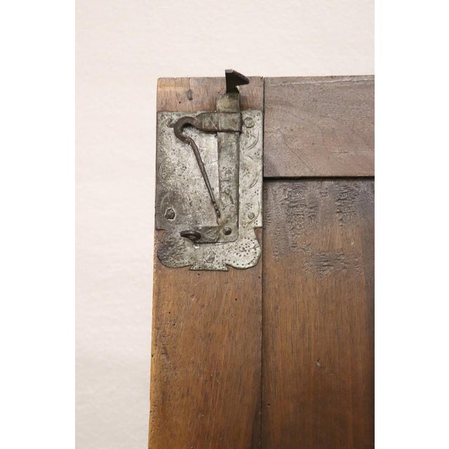 Antique Italian Walnut Wardrobe, 1600s For Sale - Image 12 of 18