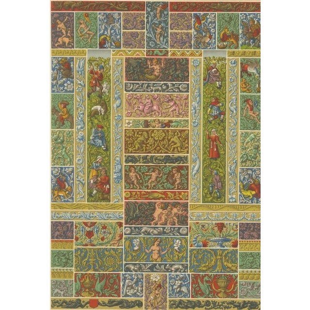 Black Durin after Albert Racinet, LI of L’Ornement Polychrome, 1869, Paper For Sale - Image 8 of 10