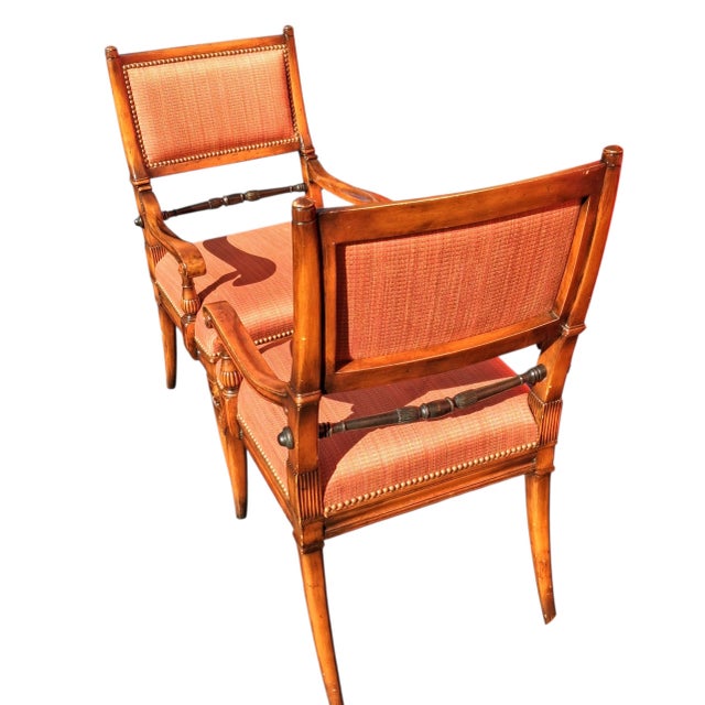Own a Masterpiece of Classic American Craftsmanship With This Rare Pair Antique Hickory White Maple Armchairs. For Sale - Image 11 of 11