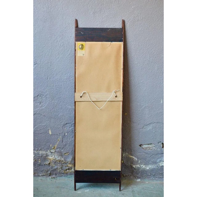 Rosewood Mirror from Glas & Trä Hovmantorp, 1950s For Sale - Image 10 of 11