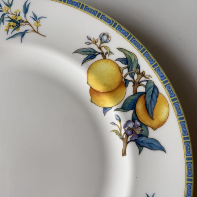 Citrons Dinner Plate from Wedgwood, England, 1993 For Sale - Image 4 of 5