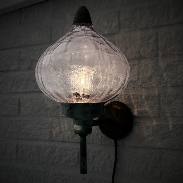 Mid-Century Scandinavian Outdoor Facade Lamp Westal Model 283, Sweden, 1970s For Sale - Image 4 of 13