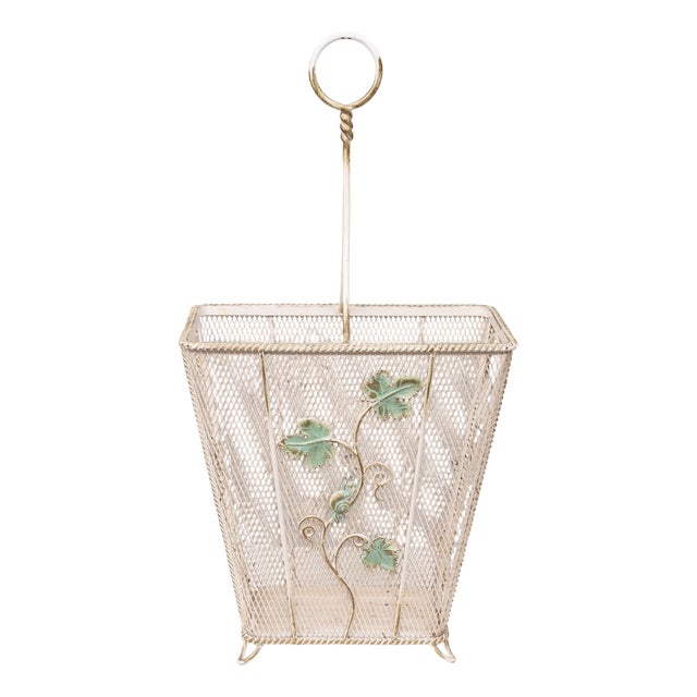 Wrought Iron Snail Umbrella Stand, France, 1959 For Sale