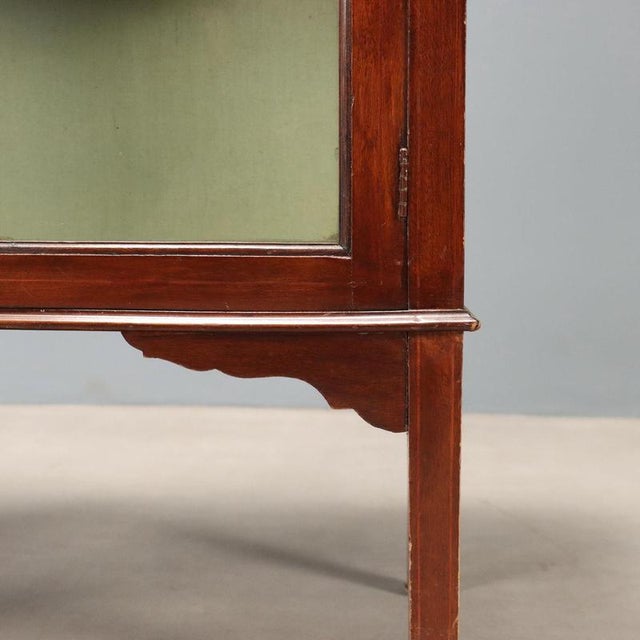 Wood Liberty Mahogany Display Cabinet For Sale - Image 7 of 11