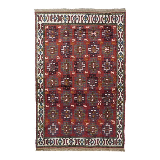 Kazak Rug 3'10'' X 5'9'' For Sale