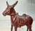 1920s Antique 1920's Ac Williams Hand Painted Cast Iron Donkey Coin Penny Still Bank For Sale - Image 5 of 14