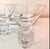 Famously celebrated Melting Ice Cube Base Tapered Martini Glasses. Elevate your cocktail presentation with this rare...