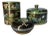 Vintage Chinese Cloisonné Trinket Box Trio – Black Enamel & Floral For Sale