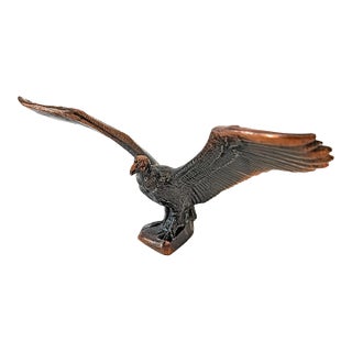 Mid 20th Century Wm. Otto Bronze "Teratornis" Prehistoric Vulture Sculpture For Sale