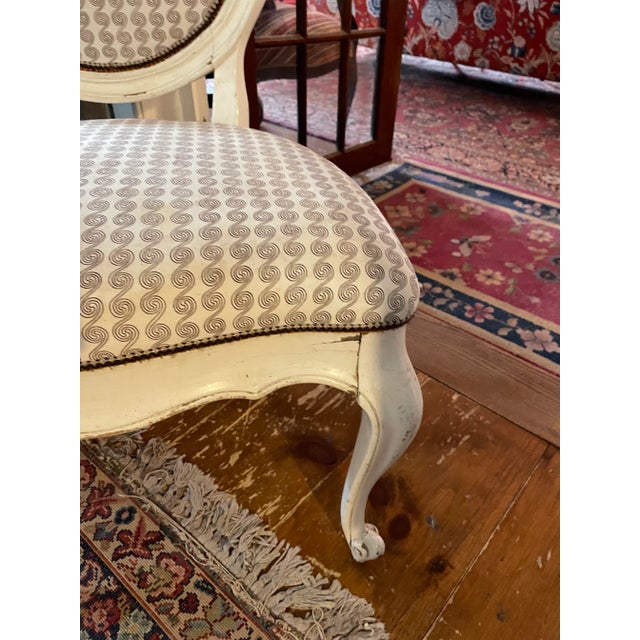 Pair of 20th Century Italian Revival Venetian Occasional Chairs For Sale - Image 4 of 10