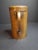 An authentic 19th-century brass hand-engraved Tzedakah (charity) collection box (pushke) made for the Chevra Kadisha (Holy...