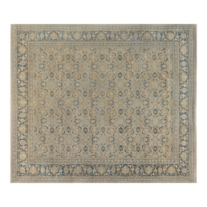 Early 20th Century Persian Tabriz Handmade Wool Rug