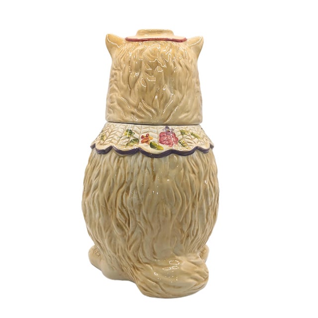 Vintage Puss ’n Boots Ceramic Cookie Jar For Sale - Image 4 of 5