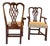 Century Furniture Carved Mahogany Dining Arm Chairs For Sale