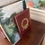 20th Century Red Leather Brass Laurel Wreath Bookemds a Pair For Sale - Image 12 of 12