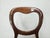 Late 19th Century Wood Chairs with Fabric Seats, Set of 4 For Sale - Image 4 of 18