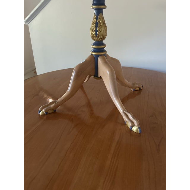 Vintage, Claw Foot, Maple Tea Table 1940s For Sale - Image 9 of 12