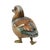 Brown Duck Figurine in Resin and Brass from Malevolti, Italy, 1970s For Sale - Image 8 of 10