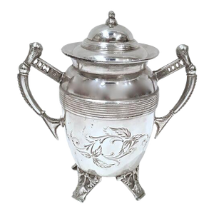 Antique Edwardian Silver-Plate Sugar Urn