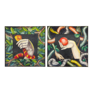 Adam and Eve - Sally Gilchrist, C. 1990 - Set of 2