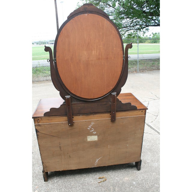 Davis Cabinet Company Vintage 1941 Walnut Single Dresser ...
