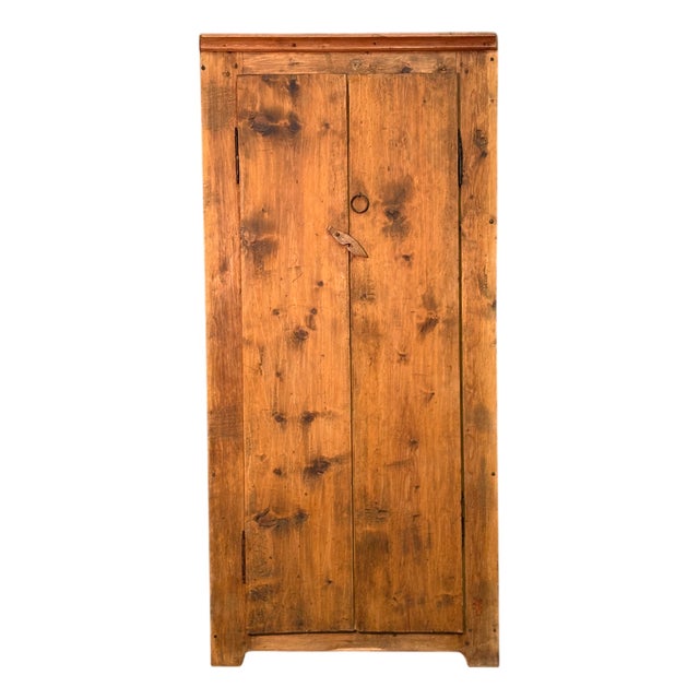 Antique Rustic Fir Cabinet, 1800 For Sale