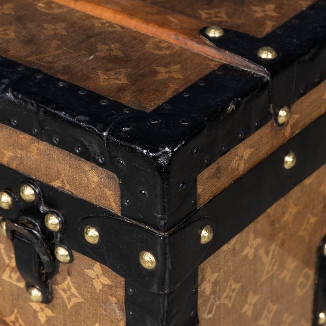 Trunk in Woven Canvas from Louis Vuitton, France, 1900s For Sale - Image 10 of 18