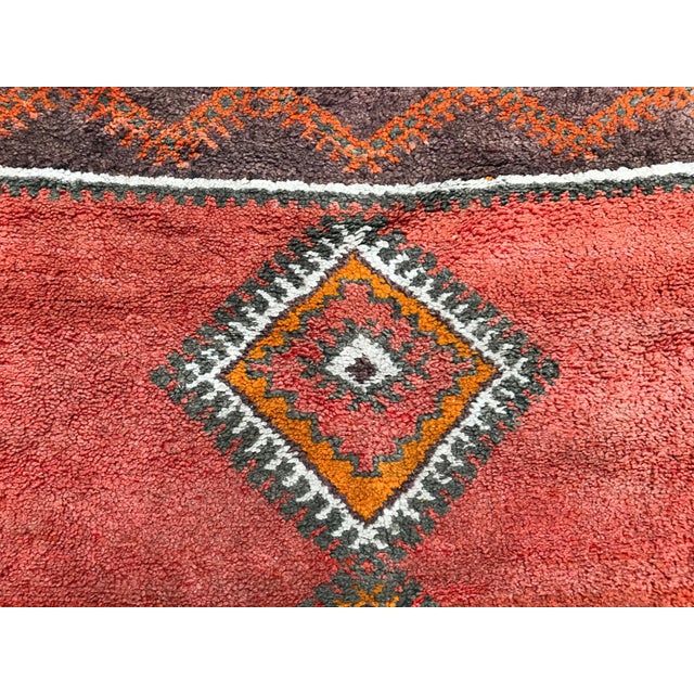 Long Vintage Moroccan Berbere Runner Rug, 1930s For Sale - Image 12 of 14