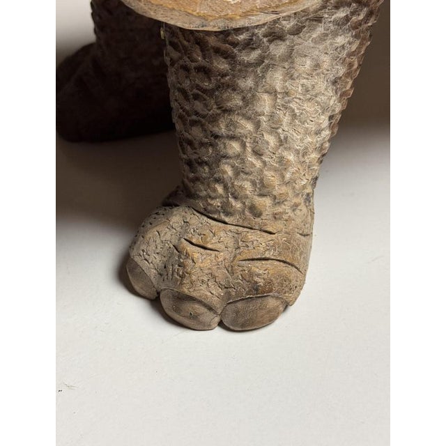 Brown Hand-Carved Wooden Rhinoceros Statues, 1960s, Set of 2 For Sale - Image 8 of 18