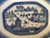 19th Century Chinese Export Porcelain Blue and White Canton Platter For Sale In New York - Image 6 of 8