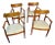Kip Stewart Designed 1960’s Drexel Declaration Dining Chairs, 4 Pieces For Sale