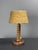 Mid-Century Modern French Brutalist Turned Wood Table Lamp in the style of Charles Dudouyt, 1950s For Sale - Image 11 of 17