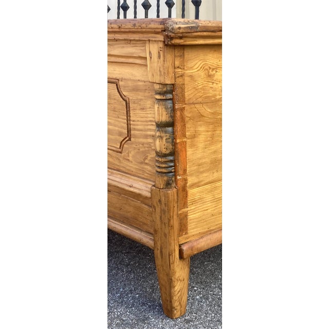 Pine Trunk or Blanket Chest, Germany For Sale In Baltimore - Image 6 of 15