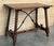 19th Spanish Sturdy Side Table with Carved Turned Legs and Double Stretcher For Sale - Image 18 of 18