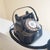 Vintage Bakelite Phone with Rotary Dial and Brass Carry Handle from Bell Telephone, Antwerp, Belgium, 1930s For Sale - Image 3 of 12