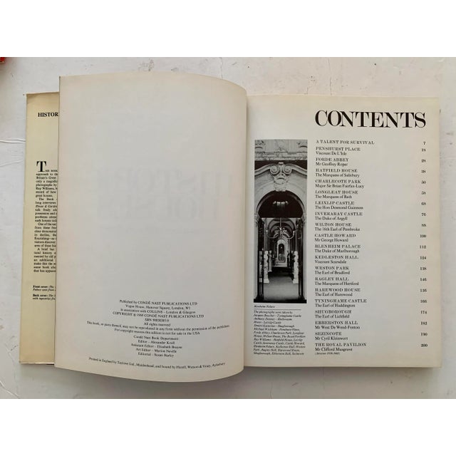 Condé Nast, 1969, 208 pp. The great homes of England photographed by Michael Wickham and Ray Williams. The book features a...