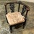 Burnt Umber Antique 19th Century Italian Renaissance Revival Corner Armchair For Sale - Image 8 of 16