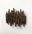 Metal Vintage Brutalist Torch-Cut Metal Wall Sculpture For Sale - Image 7 of 7