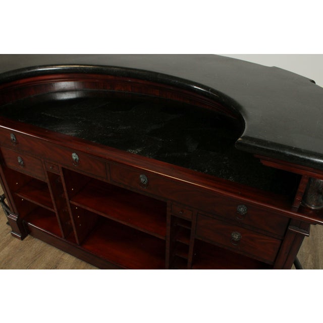 Thomasville Ernest Hemingway Collection Marble Top Trophy Bar with