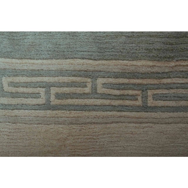 Vintage Tibetan Hand-Knotted Rug For Sale - Image 4 of 8