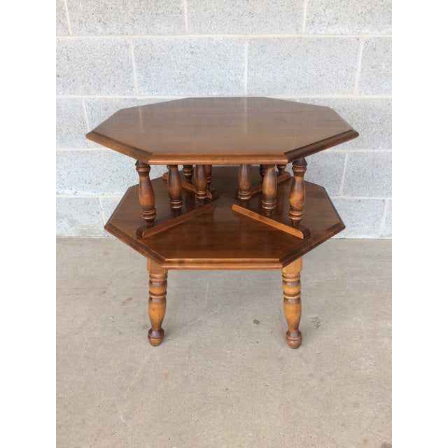 Moosehead Furniture 2Tier Maple End Table Chairish