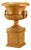 Italian Terracotta Urn Planter on Pedestal (Set of 2) For Sale