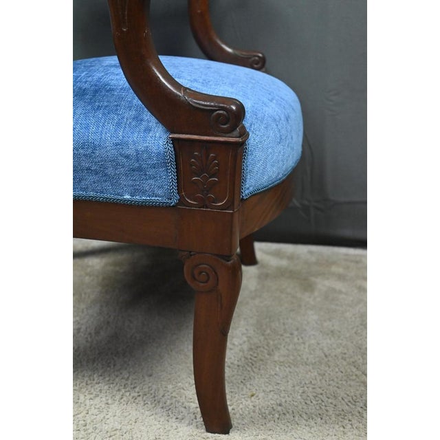 Early 19th Century Restoration Mahogany Armchairs, Set of 2 For Sale - Image 13 of 18