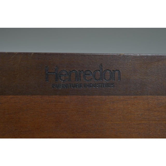 Henredon King-Size Burl Walnut Victorian Carlyle Bed For Sale - Image 16 of 16