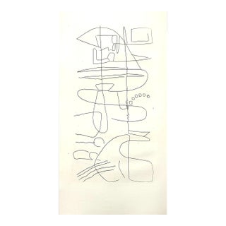 André Lanskoy - Composition - Original Etching 1960 For Sale