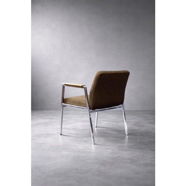 Mid-Century Modern German Brown Conference Chair from Drabert, 1970s For Sale - Image 13 of 18