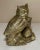 Vintage Brass Owl Family on Branch Figurine Sculpture For Sale - Image 4 of 9