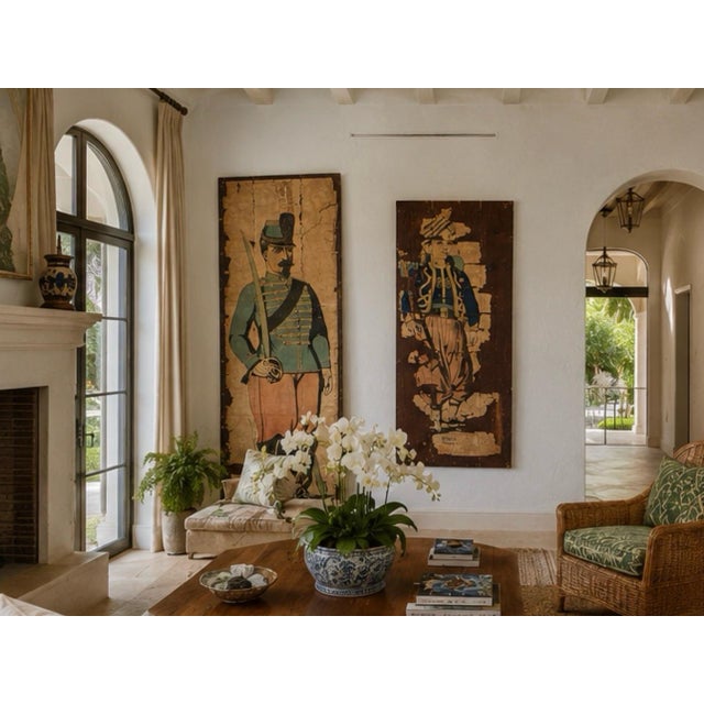 The Silent Guard: A Collection of 19th-Century French Military Panels For Sale - Image 11 of 11
