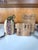 Yellow Three Japanese Vintage Tea Caddies by Noted Potters with Shifuku and Tomobako For Sale - Image 8 of 15